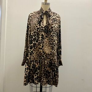 Leopard Souvenir Brand Mini Dress